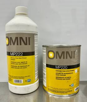 Ppg Mp222-mp220 Omni Chrome Free Etch Primer Kit Mp222 Catalyst Mp220 1 Quart Each