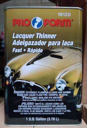 Pro Form 19120 Lacquer Thinner 1 Gallon Fast Shipping