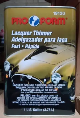 19120 Pro Form Lacquer Thinner 1 Gallon Fast Shipping