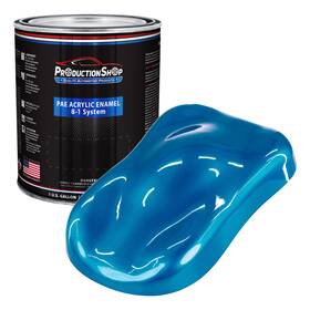 Production Shop Pae-4501-gl 1 Gallon Electric Blue Acrylic Enamel Auto Paint