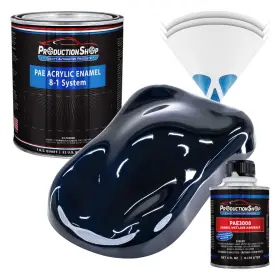 Production Shop Pae-4502-kit-qt Midnight Blue Acrylic Enamel Quart Kit Auto Paint