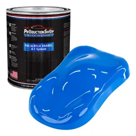 Pae-4504-gl Production Shop 1 Gallon Grabber Blue Acrylic Enamel Auto Paint