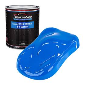 Production Shop Pae-4504-qt 1 Quart Grabber Blue Acrylic Enamel Auto Paint