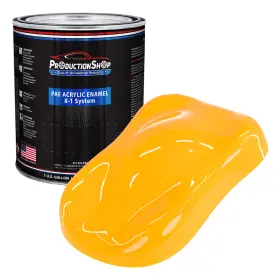 Pae-4601-gl Production Shop 1 Gallon Chrome Yellow Acrylic Enamel Auto Paint