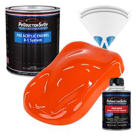 Production Shop Pae-4602-kit-qt Hugger Orange Acrylic Enamel Quart Kit Auto Paint