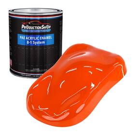 Production Shop Pae-4602-qt 1 Quart Hugger Orange Acrylic Enamel Auto Paint
