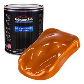 Production Shop Pae-4603-gl 1 Gallon Atomic Orange Acrylic Enamel Auto Paint