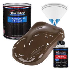 Production Shop Pae-4604-kit-qt Chocolate Brown Acrylic Enamel Quart Kit Auto Paint