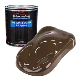 Pae-4604-qt Production Shop 1 Quart Chocolate Brown Acrylic Enamel Auto Paint