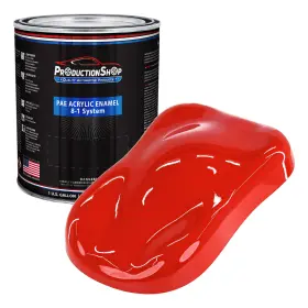 Pae-4701-gl Production Shop 1 Gallon Bright Red Acrylic Enamel Auto Paint