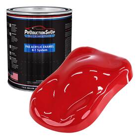 Production Shop Pae-4702-gl 1 Gallon Torch Red Acrylic Enamel Auto Paint