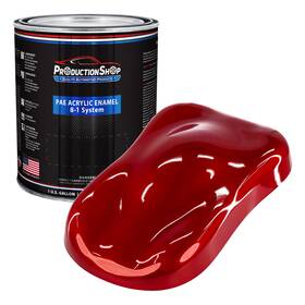 Production Shop Pae-4703-gl 1 Gallon Fire Red Pearl Acrylic Enamel Auto Paint