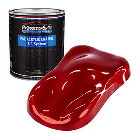 Production Shop Pae-4703-qt 1 Quart Fire Red Pearl Acrylic Enamel Auto Paint