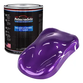 Pae-4704-gl Production Shop 1 Gallon Plum Crazy Metallic Acrylic Enamel Auto Paint