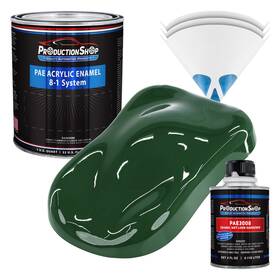 Production Shop Pae-4801-kit-qt Hunter Green Acrylic Enamel Quart Kit Auto Paint