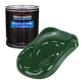 Pae-4801-qt Production Shop 1 Quart Hunter Green Acrylic Enamel Auto Paint