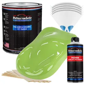 Production Shop Pae-4802-kit-gl Sublime Green Acrylic Enamel Gallon Kit Auto Paint