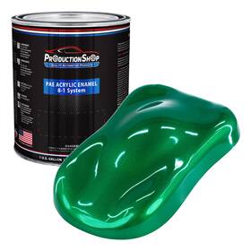 Production Shop Pae-4803-gl 1 Gallon Emerald Green Metallic Acrylic Enamel Auto Paint