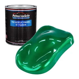 Pae-4803-qt Production Shop 1 Quart Emerald Green Metallic Acrylic Enamel Auto Paint