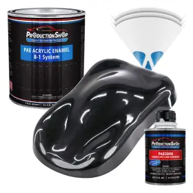 Production Shop Pae-4902-kit-qt Black Metallic Acrylic Enamel Quart Kit Auto Paint Production Shop Pae-4902-kit-qt Black Metallic Acrylic Enamel Quart Kit Auto Paint