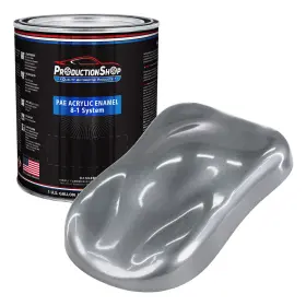 Pae-4904-gl Production Shop 1 Gallon Charcoal Metallic Acrylic Enamel Auto Paint