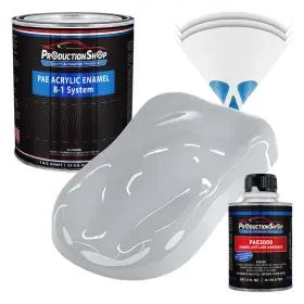 Production Shop Pae-4905-kit-qt Light Gray Acrylic Enamel Quart Kit Auto Paint