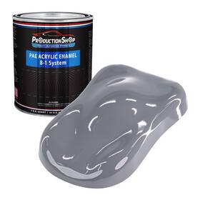 Production Shop Pae-4906-qt 1 Quart Dark Gray Acrylic Enamel Auto Paint