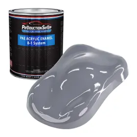 Pae-4906-qt Production Shop 1 Quart Dark Gray Acrylic Enamel Auto Paint