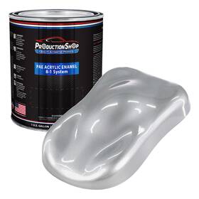 Production Shop Pae-4907-gl 1 Gallon Bright Silver Acrylic Enamel Auto Paint