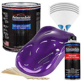 Productionshop 6672 Plum Crazy Metallic Acrylic Enamel Gallon Kit Auto Paint