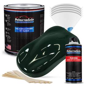 Productionshop 840234542002 High Gloss Brittish Racing Green Acrylic Enamel 1 Gallon Kit