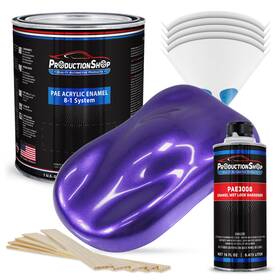 Productionshop 840234542217 Purple Haze Firemist Metallic Acrylic Enamel 1 Gallon Paint Kit