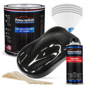 Productionshop 840234542361 Black Diamond Firemist Metallic Acrylic Enamel 1 Gallon Paint Kit