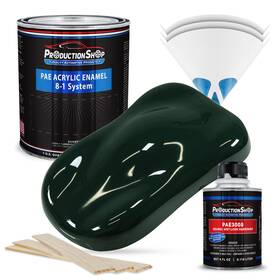 Productionshop 840234542583 High Gloss Brittish Racing Green Acrylic Enamel Quart Kit Paint