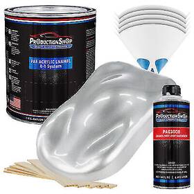 Productionshop 9892 Galaxy Silver Acrylic Enamel Gallon Kit Auto Paint