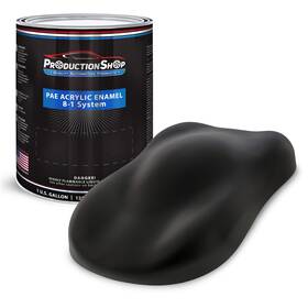 Productionshop Pae-5901-gl 1 Gallon Hot Rod Matte Black Acrylic Enamel Auto Paint