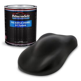 Productionshop Pae-5901-qt 1 Quart Hot Rod Matte Black Acrylic Enamel Auto Paint