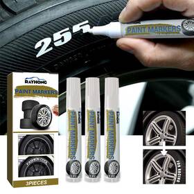 Rayhong Rad04-a030-3-wh1 Paint Marker Pen Waterproof Oil Markers Pens Car Tyre Tire Tyres Metal Permanent