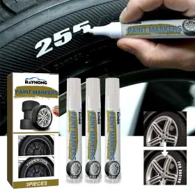 Rad04-a030-3-wh1 Rayhong Paint Marker Pen Waterproof Oil Markers Pens Car Tyre Tire Tyres Metal Permanent