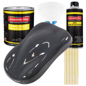 Restoration Shop 2005659 Machinery Gray Acrylic Enamel Gallon Kit Auto Paint