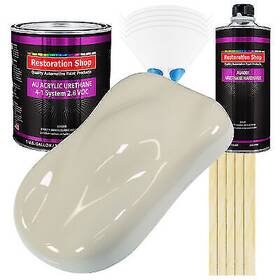 Restoration Shop 4582 Performance Bright White Acrylic Urethane Gallon Kit Auto Paint
