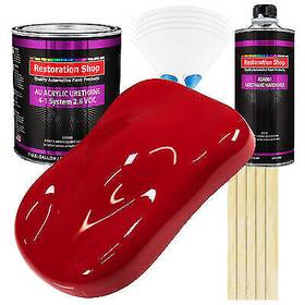 Restoration Shop 5452 Viper Red Acrylic Urethane Gallon Kit Auto Paint 10104577