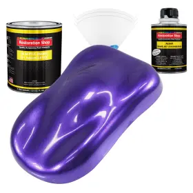 5456444 Restoration Shop Firemist Purple Acrylic Enamel Quart Kit Auto Paint 5456444 Restoration Shop Firemist Purple Acrylic Enamel Quart Kit Auto Paint