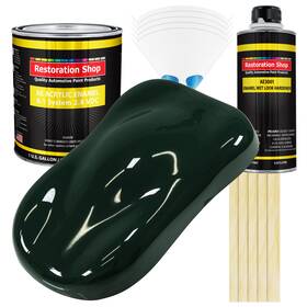Restoration Shop 54691 British Racing Green Acrylic Enamel Gallon Kit Auto Paint