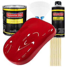 Restoration Shop 5580 Torch Red Acrylic Enamel Gallon Kit Auto Paint