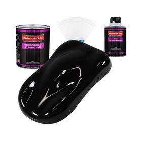 Restoration Shop 844926074932 - Chassis Black Gloss Acrylic Urethane Auto Paint Comple