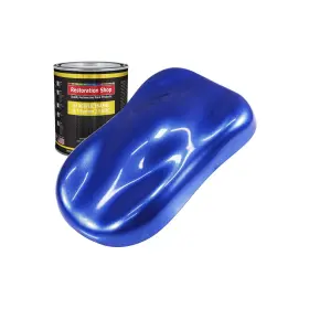 Ae2917-qt Restoration Shop - Cobalt Blue Firemist Acrylic Enamel Auto Paint Quart Pai