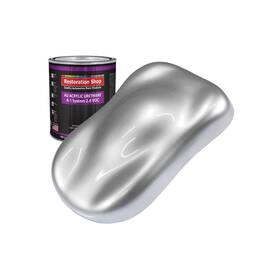 Restoration Shop Au2118-qt - Iridium Silver Metallic Acrylic Urethane Auto Paint Quar