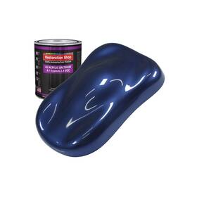 Restoration Shop Au2519-qt - Daytona Blue Metallic Acrylic Urethane Auto Paint Quart