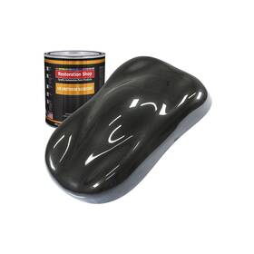 Restoration Shop Ub2109-qt - Black Metallic Urethane Basecoat Auto Paint Quart
